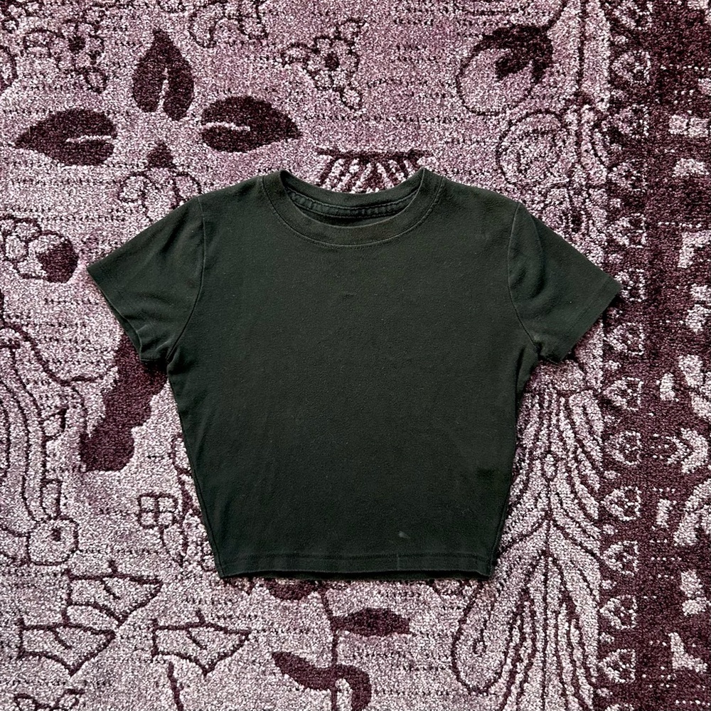 Hollister Black Crop Top